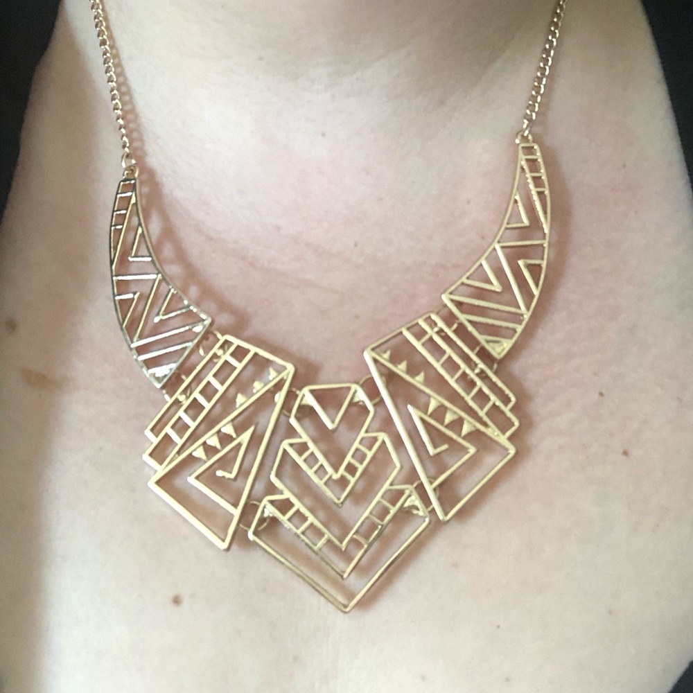 Gold Geometric Necklace